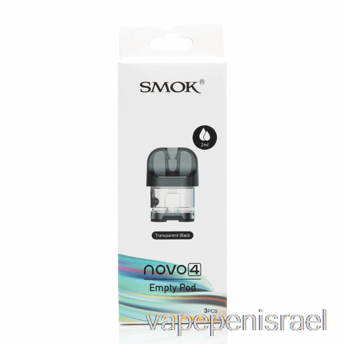 חד פעמי Vape Israel Smok Novo 4 פודים חלופיים שקופים
